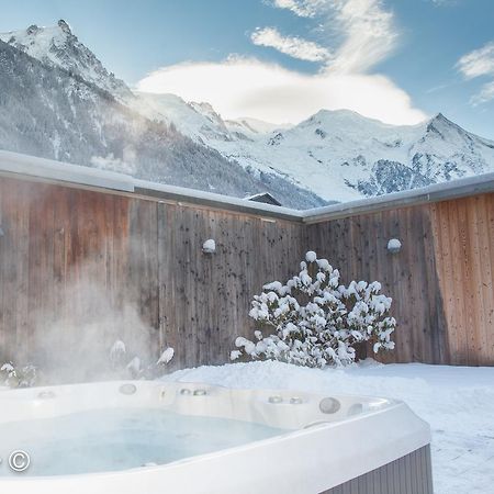 Apartment Au Bon Coin - Luxury Chamonix Hidden Haven, Mont Blanc View, Hot Tub And Garden Ngoại thất bức ảnh